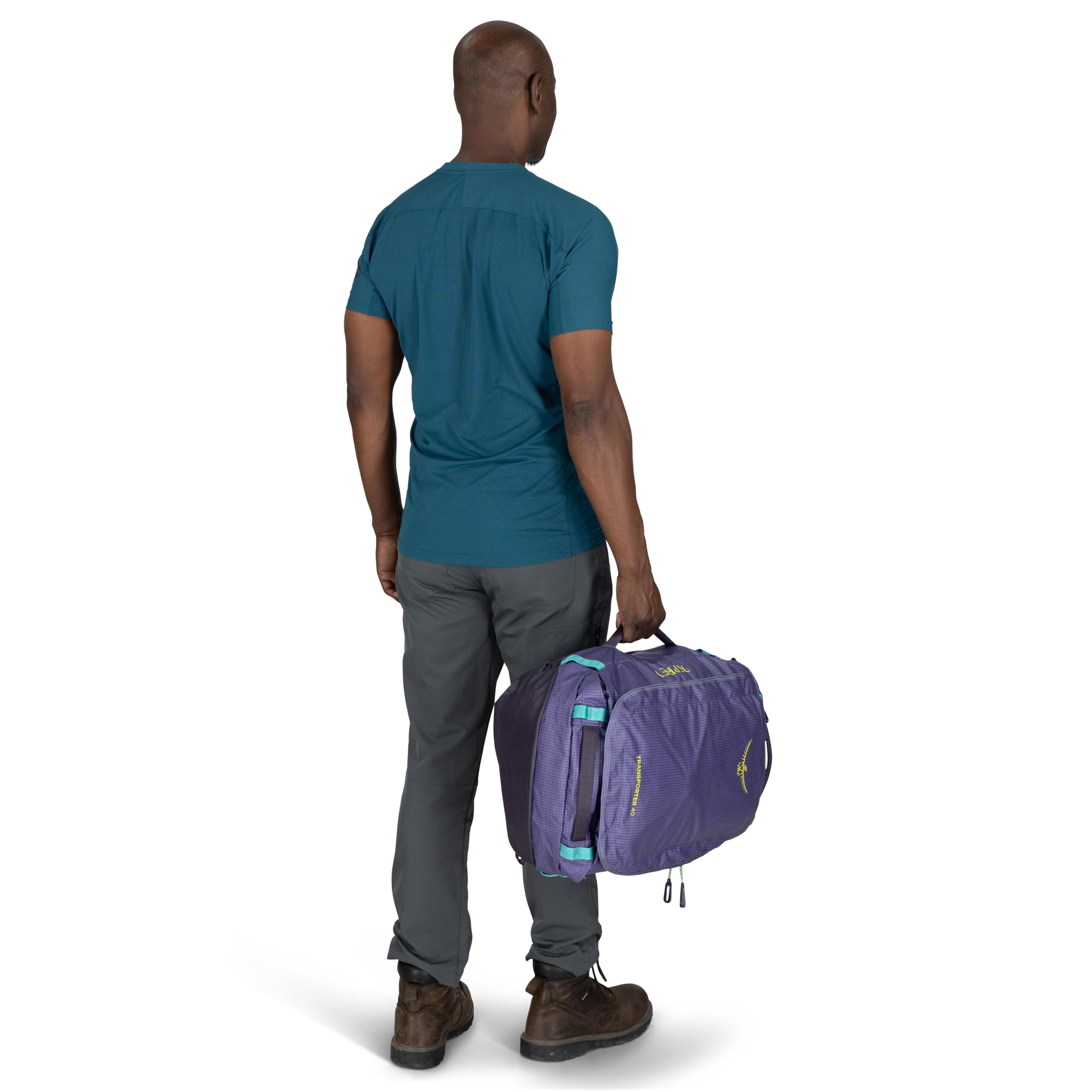 Osprey Transporter – Sac de Voyage 40 L, Menthe givrée, Menthe givrée/Gris Soundwave, Menthe givrée/Gris Soundwave, Sac de Sport