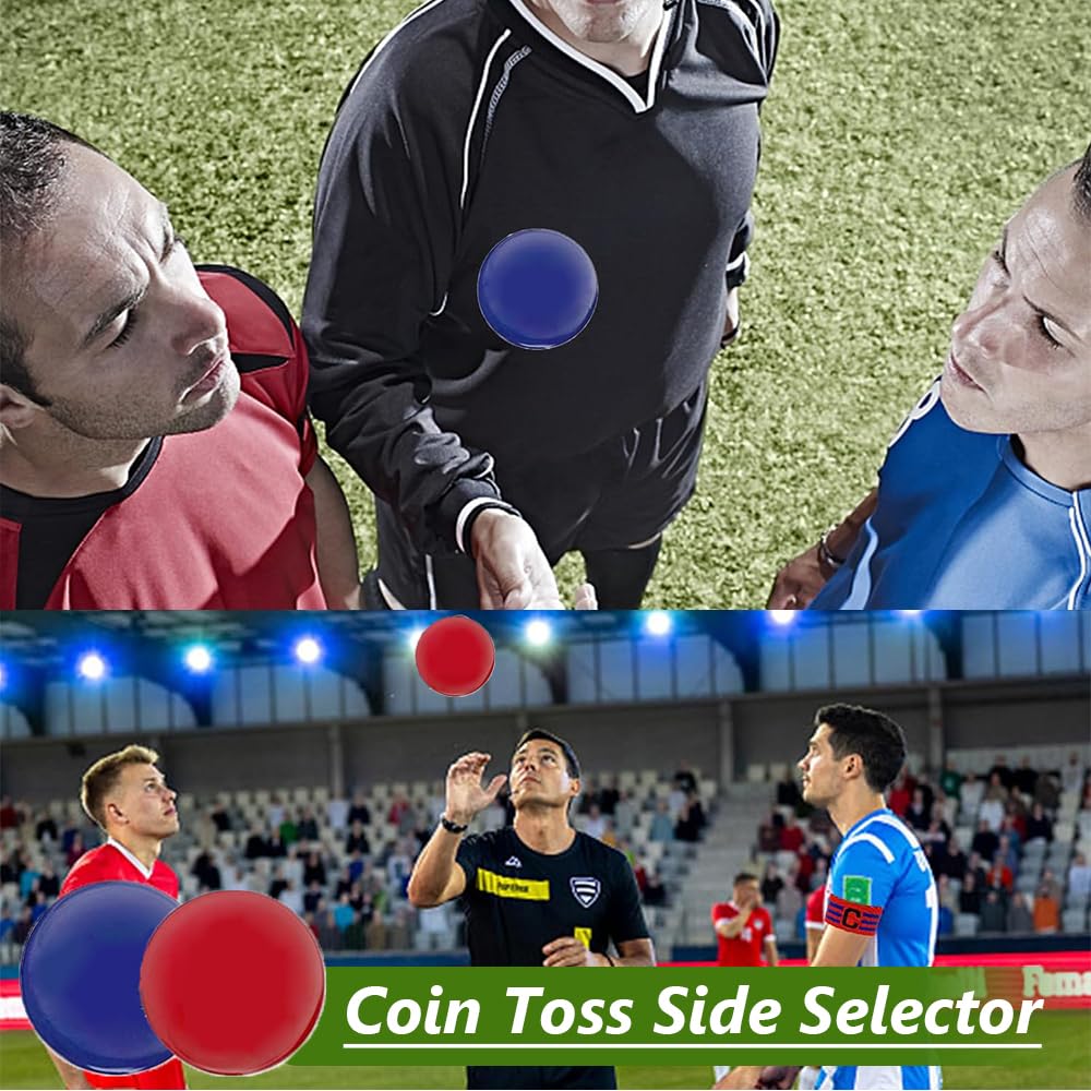 Kit Arbitro Calcio - 6 Pezzi Con Cartellini Gialli/rossi, Fischietti E Fascette - Per Partite E Scuole - Foto 5