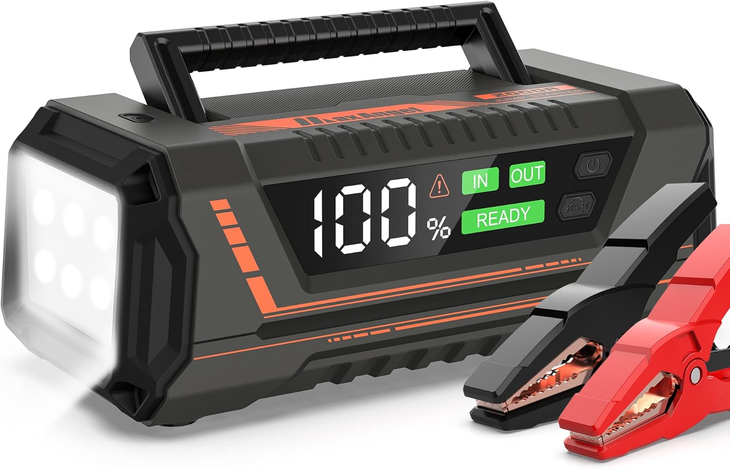 Car Battery Jump Starter 2000A 20000mAh - MaxAngel 12V Portable Jump Starter Box (Up to All Gas or 12L Diesel), Car Battery Booster Pack, Lithium Power Bank Charger with USB QC 3.0, Type C, LED Light