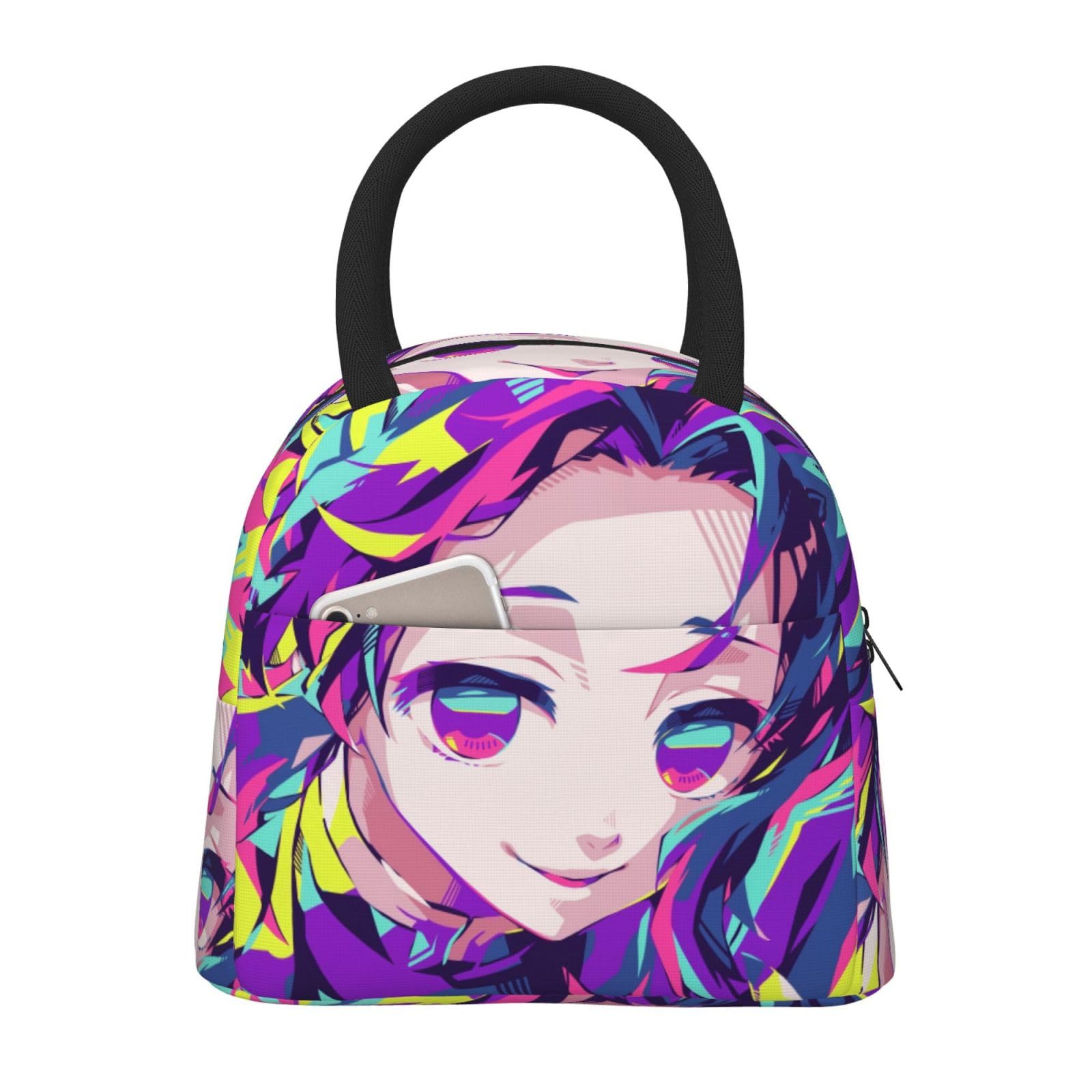 Amazon｜ランチバッグ 鬼滅の刃 胡蝶しのぶ 弁当袋 弁当箱 ピクニック