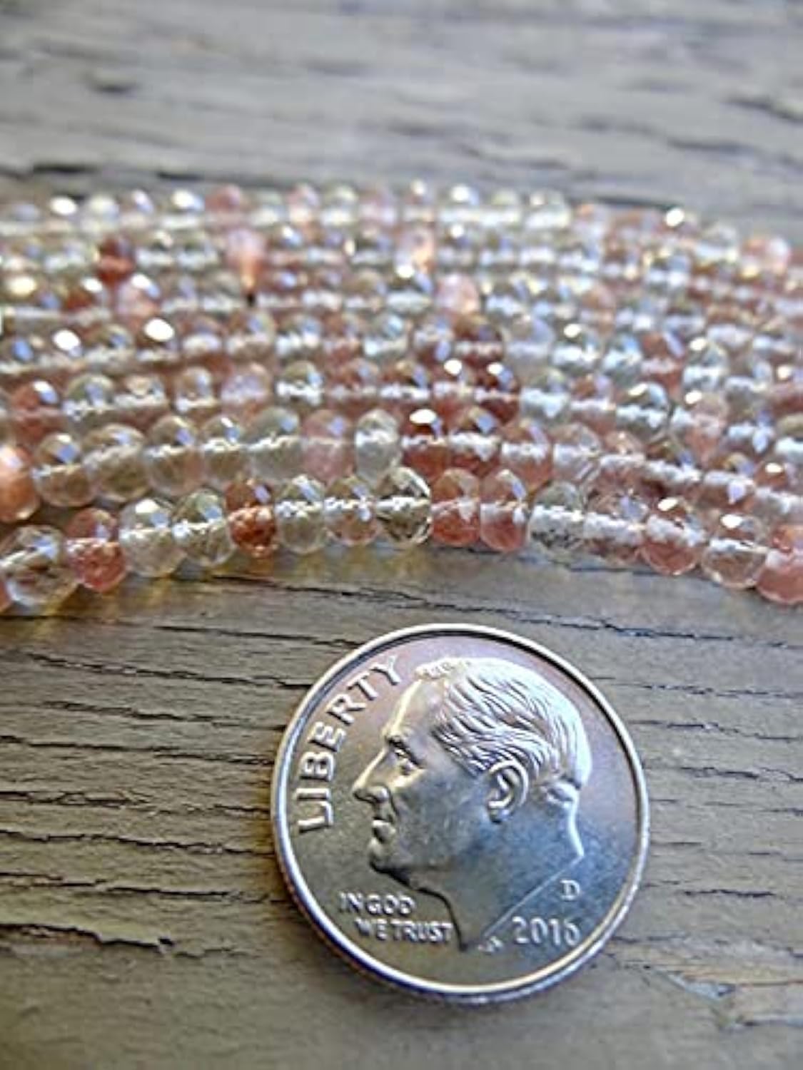 Pierre de soleil d'Oregon LKBEADS rondelles AAA facettées haut de gamme pour joaillerie