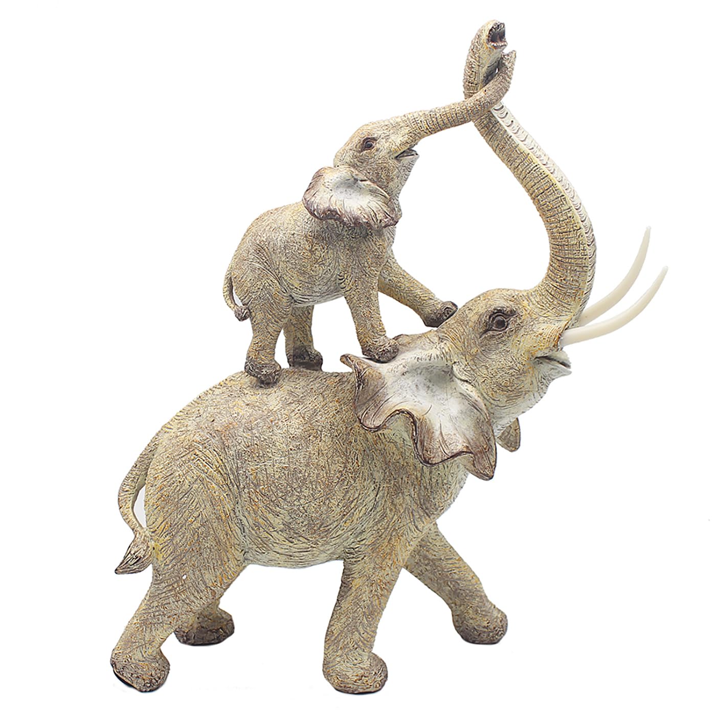 Lesser & Pavey Elephant with Calf Figurine For Home & Office | Home Decor Ornaments Gift For Women & Men | Beautiful Figurine For Indoor & Outdoor | Living Room Decor Ornaments โ image 1