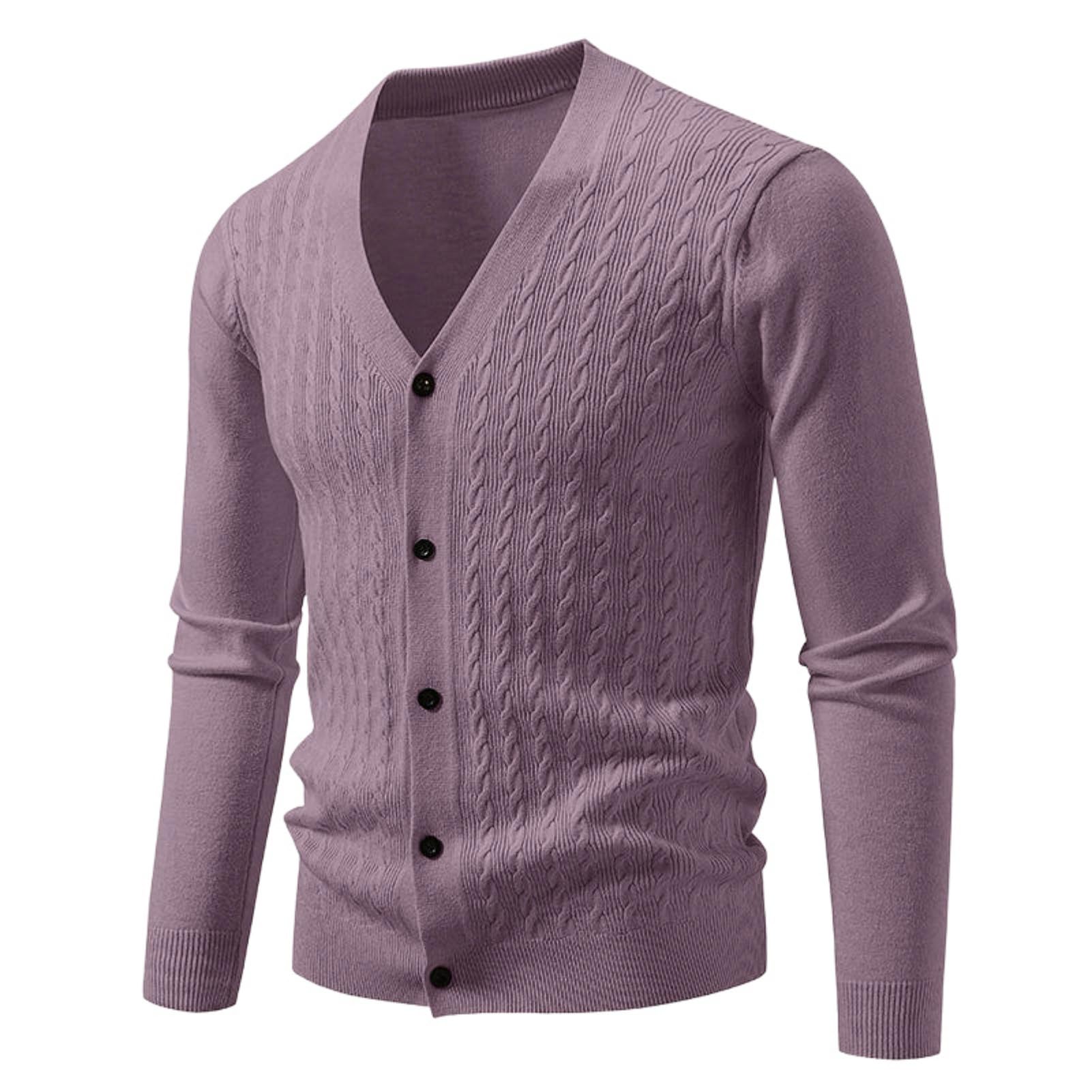Cárdigan de punto para hombre en corte holgado y diseño versátil para entretiempo 8