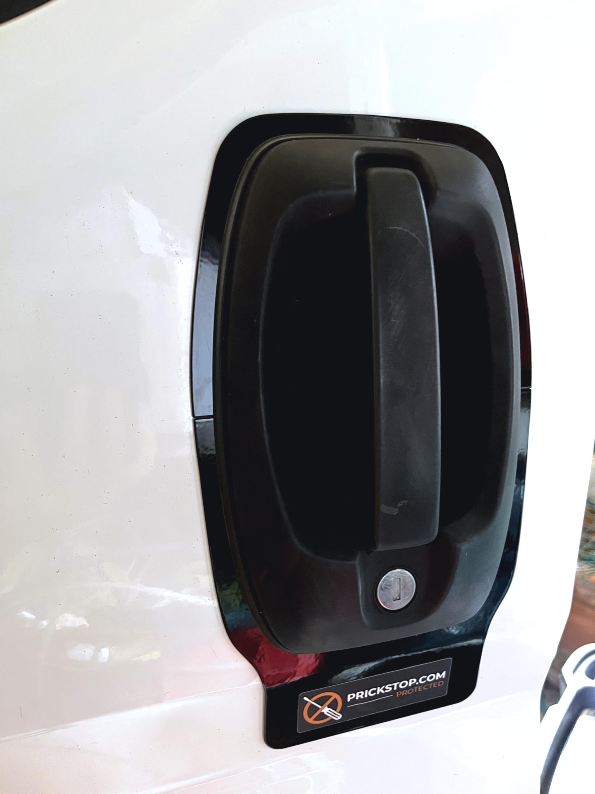 Prickstop Protección antirrobo exterior para Fiat Ducato, Citroën Jumper, Peugeot Boxer – Placa de refuerzo y reparación de puertas para puerta del conductor y puerta trasera, evita robos a partir del