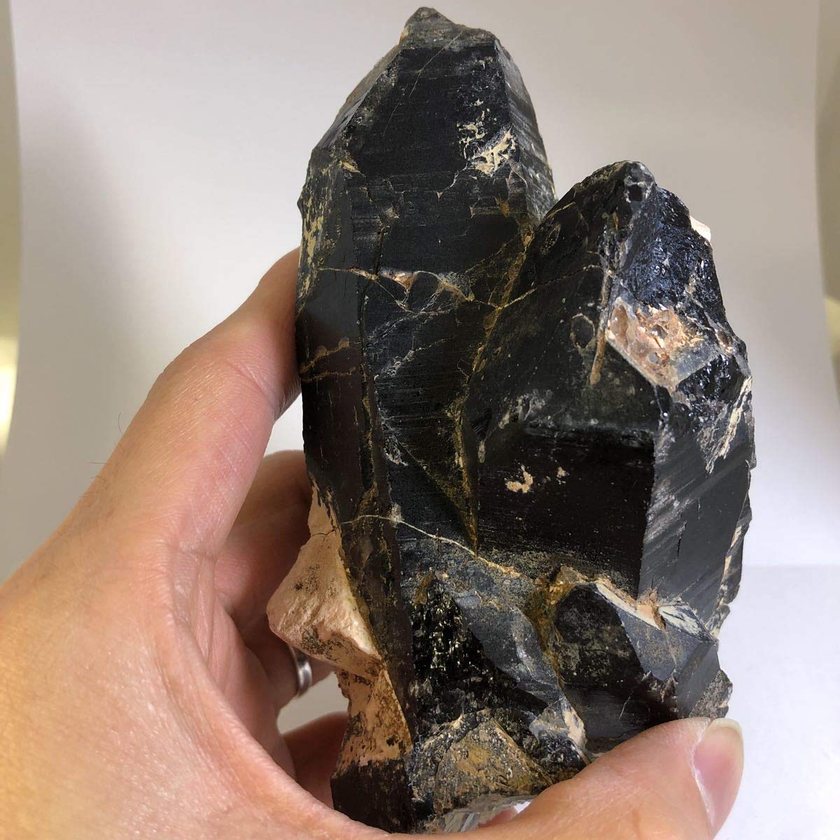 Amazon.co.jp: No.20601 【天然色】モリオン モーリオン 黒水晶