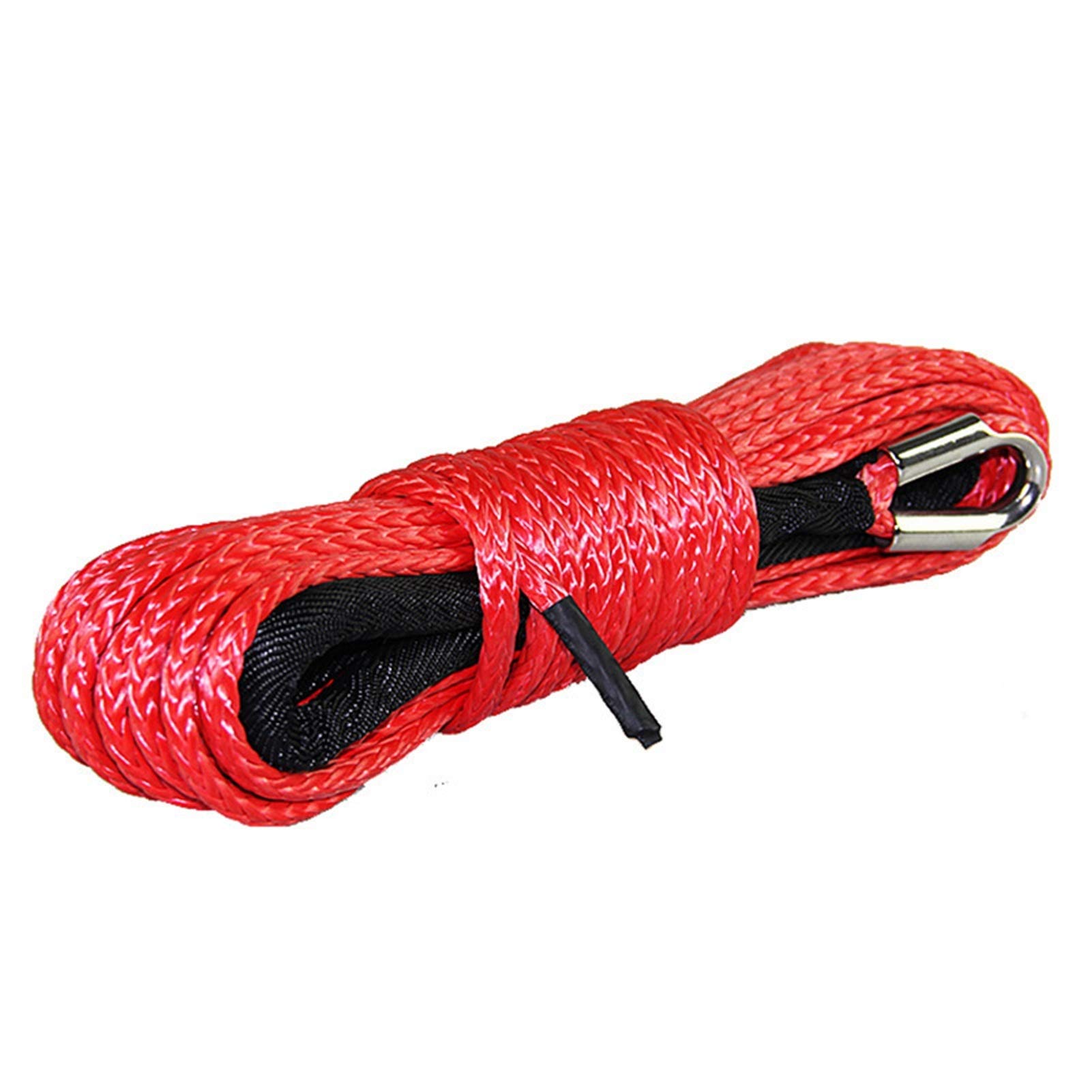 9mmx26m Road Vehicle Winch Rope Ultra High Molecular Traction Line Trailer Liny(Blauw)