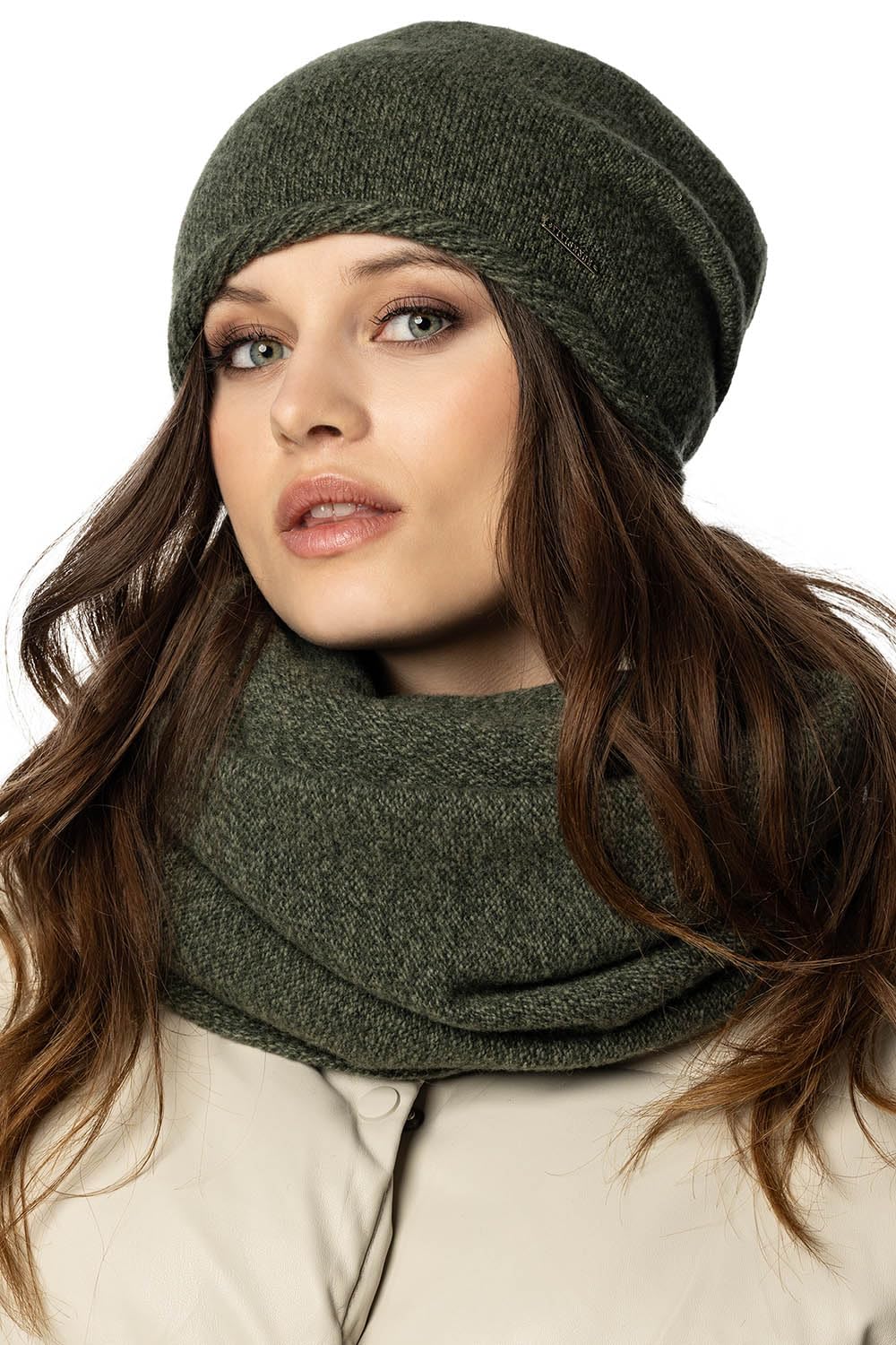 Vivisence Cappello Classico da Donna in Caldo Filato di Lana con Fodera Interna Due Pieghe sul Retro per Una vestibilità Perfetta Ideale per Le Giornate Invernali