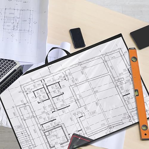 Miniatura 2 de Tanlade 3 piezas de soporte plegable impermeable para planes, impermeable, para mapas, portafolios de construcción, bolsa de cartera de arte, se