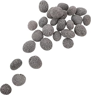 TOYANDONA Ersatz Saunasteine Vulkansteine 1 kg Beutel für Saunaofen und Feuerstelle Natursteine 2 3cm für Innen und Außensauna Anwendungen
