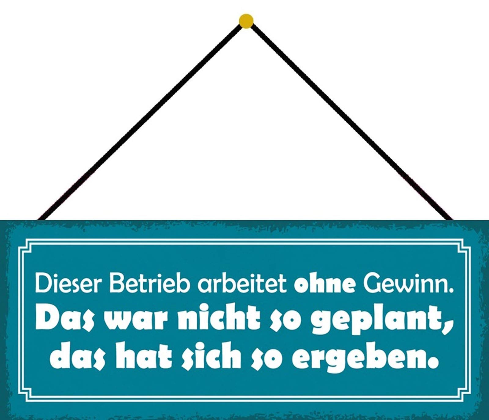 Schatzmix Tin-Plate Sign, Sheet metal, Multicoloured, 27x10 cm