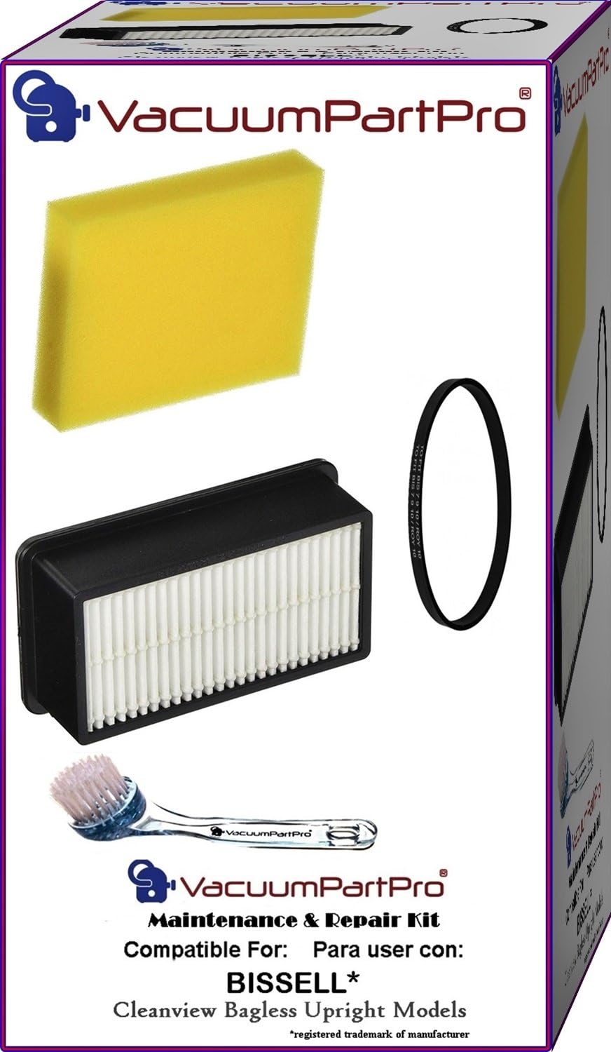 Vacuum Part Pro Performance & Maintenance Kit For Bissell