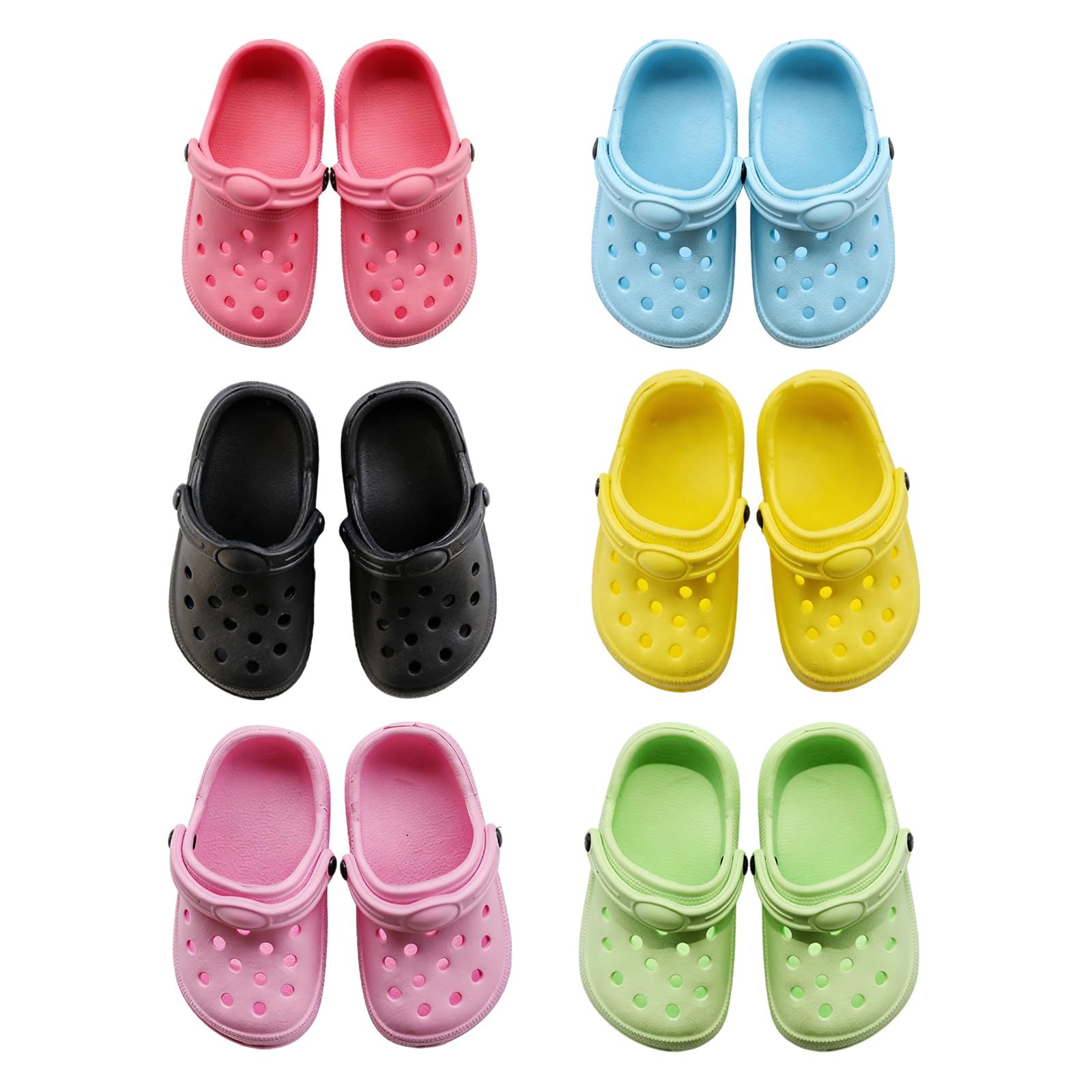 Baby Doll Accessories for 12-18 Inch Doll, 6 Pair of Colorful Doll Shoes Accessories Set Doll Dress up Toys Baby Dolls for 30-45 cm New Doll Kids Birthday Gift