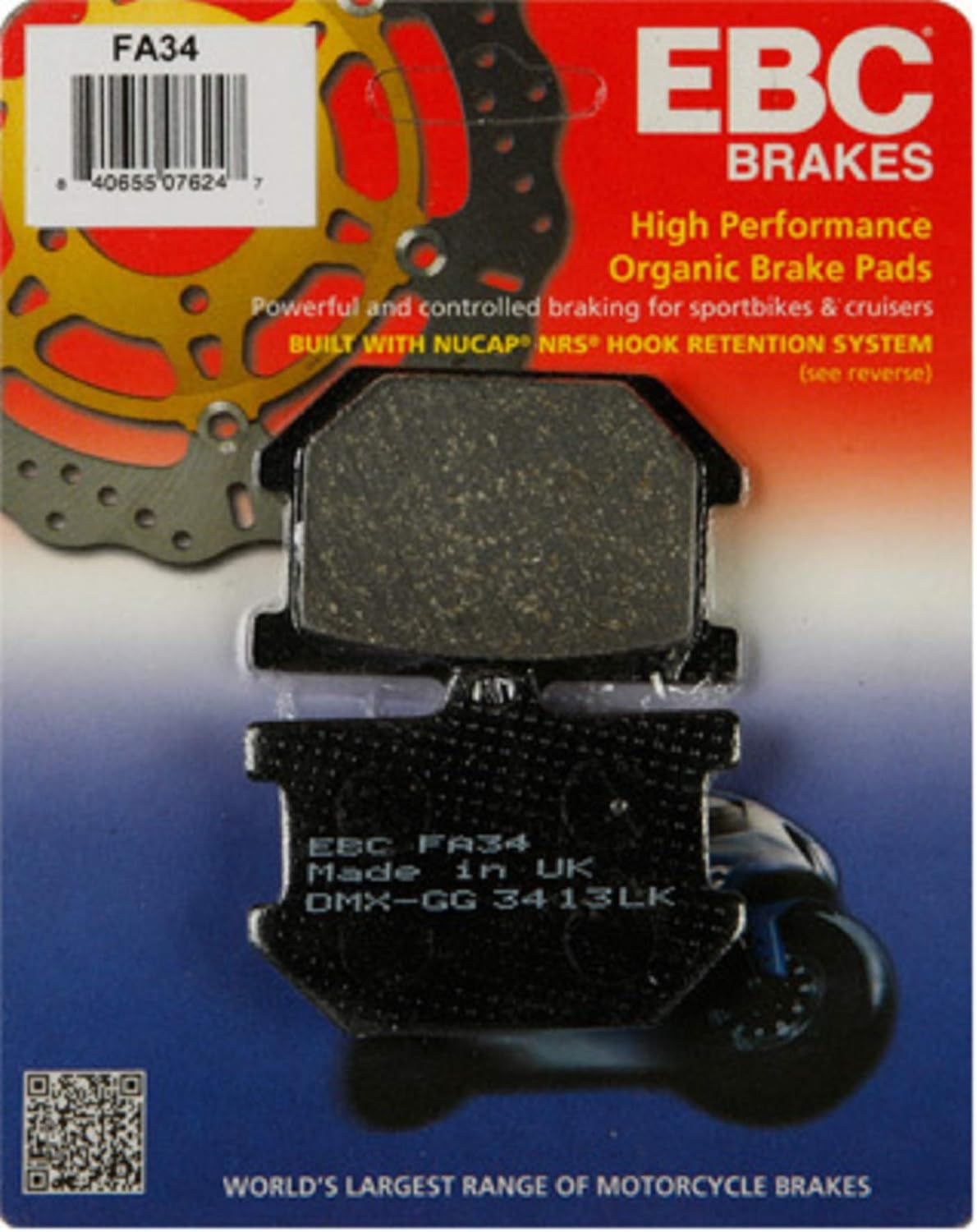 Ebc fa34 brake pads (FA34)