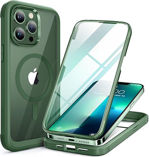Miniatura 222 de Miracase Funda para iPhone SE de 3ª/2ª generación 2022 2020 de cuerpo completo con protector de pantalla de vidrio integrado, resistente protección