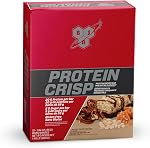 BSN Protein Crisp Bar by Syntha-6, Low Sugar Whey Protein Bar, 20g of Protein, Salted Toffee Pretzel, 12 Count (Packaging may vary)