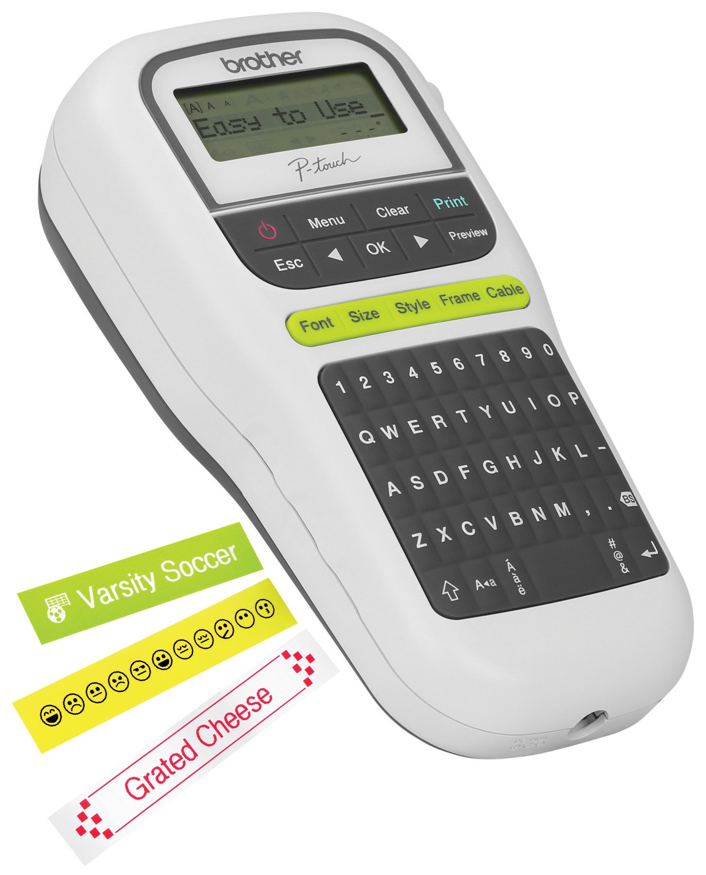 Brother PTouch, PTH110, Easy Portable Label Maker, Lightweight, Qwerty