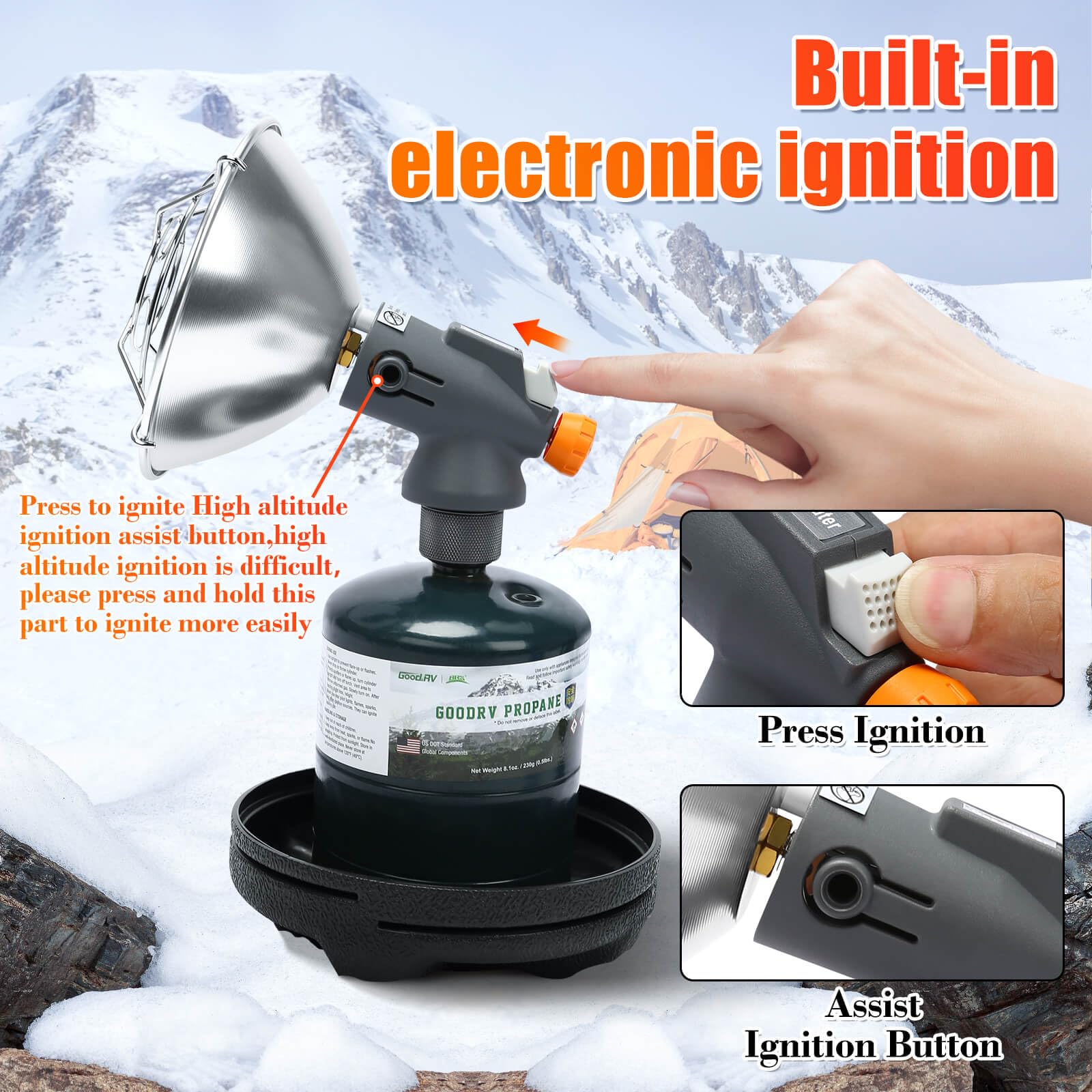 Portable Heater Mini Propane Tent Heater Portable Propane Heater - Main Image