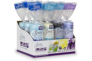 Color Scents Small Trash Bags Bulk: 12 Packs of 70 Count (840 Total Bags)