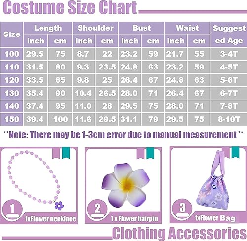 Miniatura 3 de ToBunm Isabella - Disfraz encantador para niñas disfraz de princesa tutú para Halloween