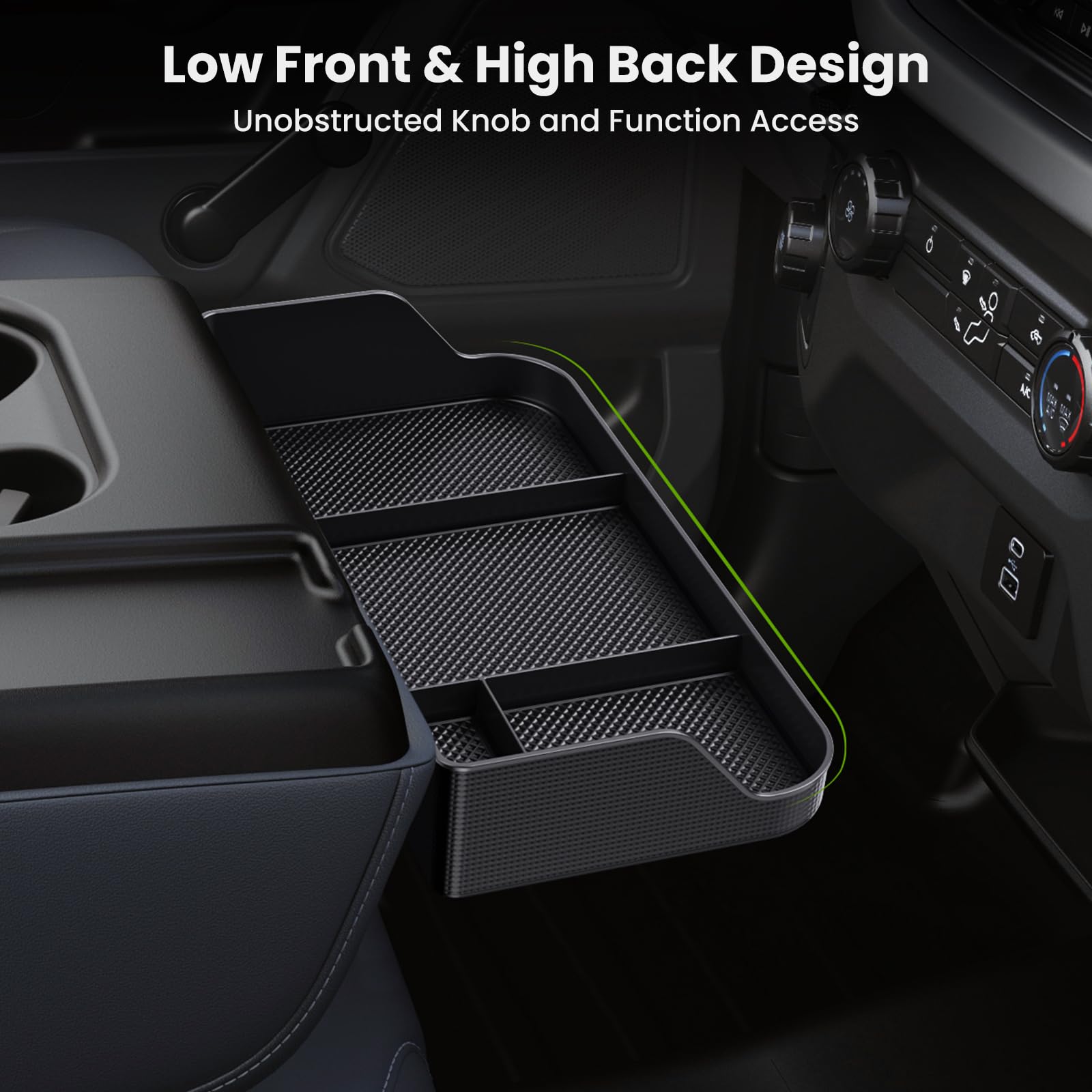 Front Center Console Organzier Headrest Tray Curacao - View #9