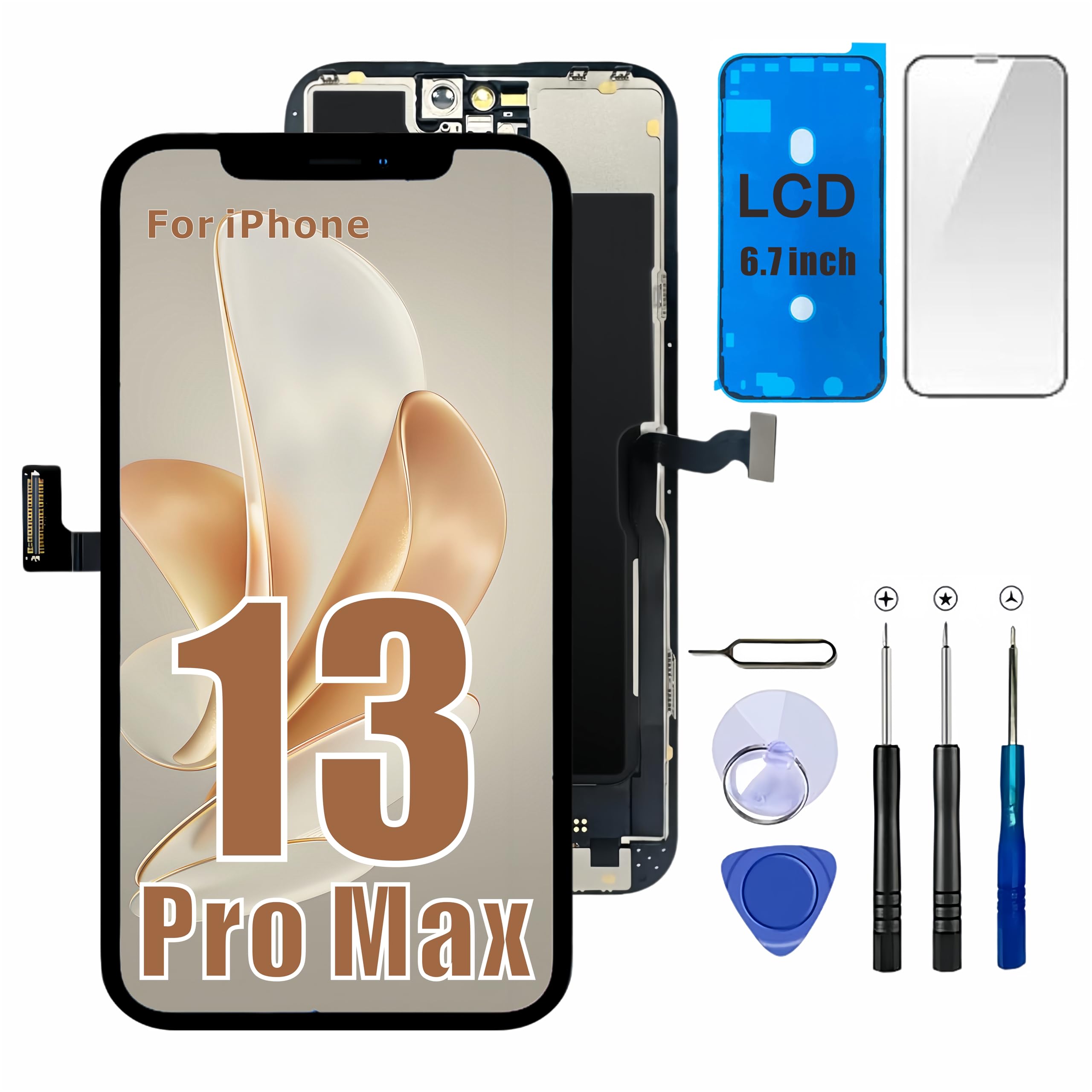 Amazon.com: PassionTR for iPhone 13 Pro Max LCD Screen Replacement