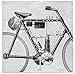Produktbild The Poster Corp Motorcycle 1895. /Npetrolette Omega. Line Engraving 1895. Kunstdruck (60,96 x 91,44 cm)