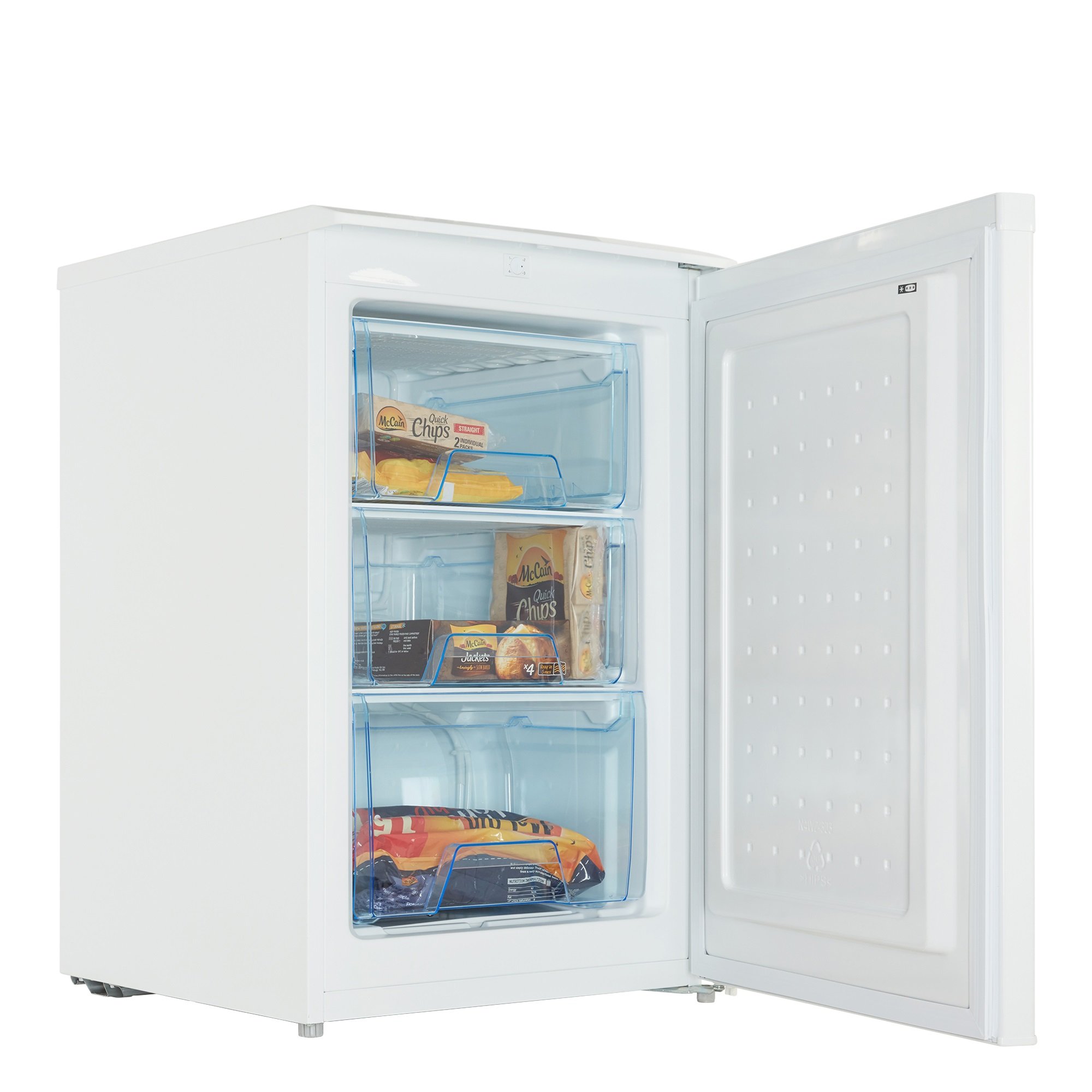 Cookology Freestanding Undercounter Freezer (55cm, White) [Energy Class