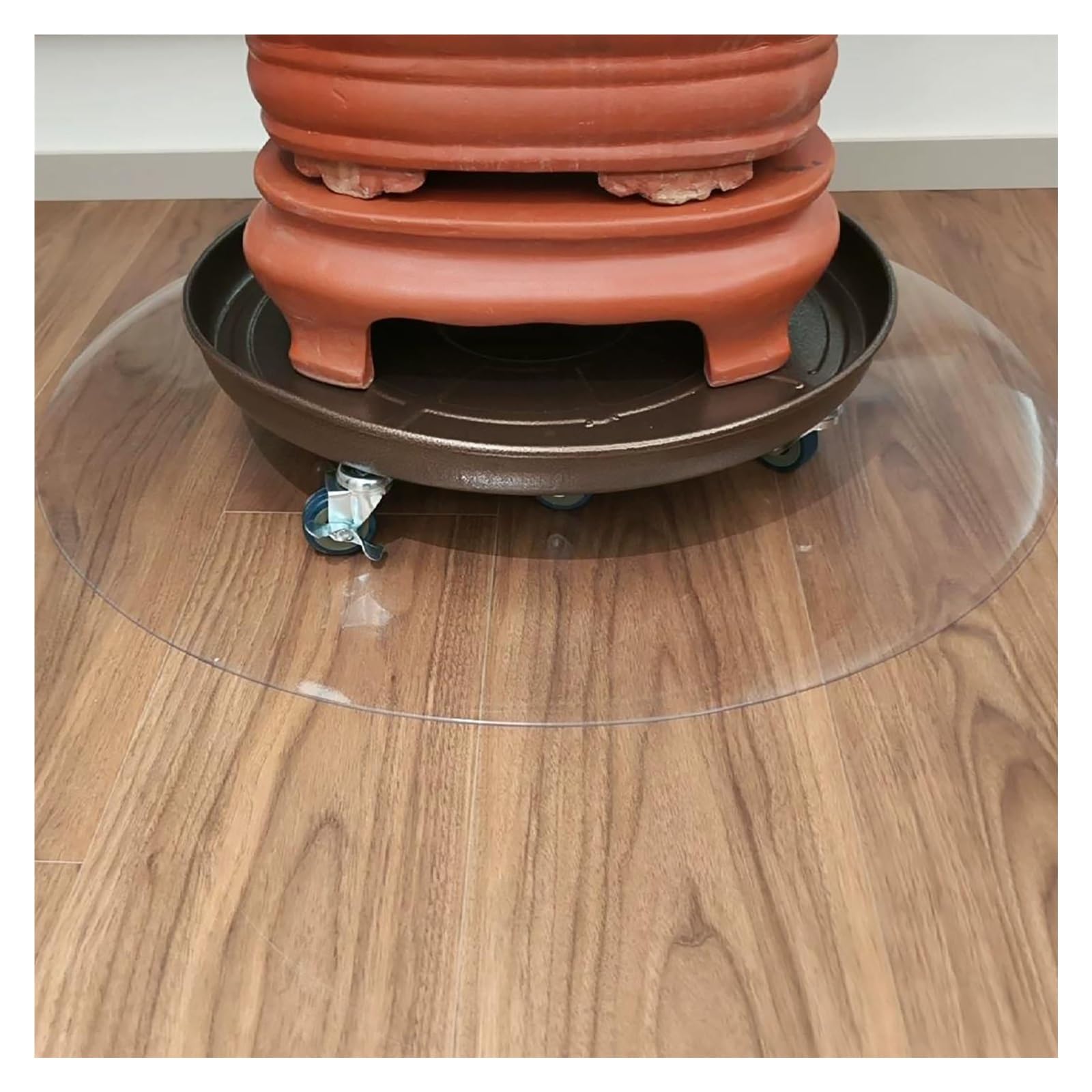 Alfombra pasillo larga JYHHCYS de PVC transparente para protector de suelo en el hogar, 94cm