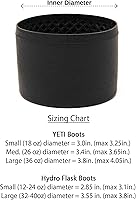 Vista 5 de Protective Silicone Boot Sleeve with DropShield Technology, Compatible with Yeti, Hydro Flask, Stanley, and More