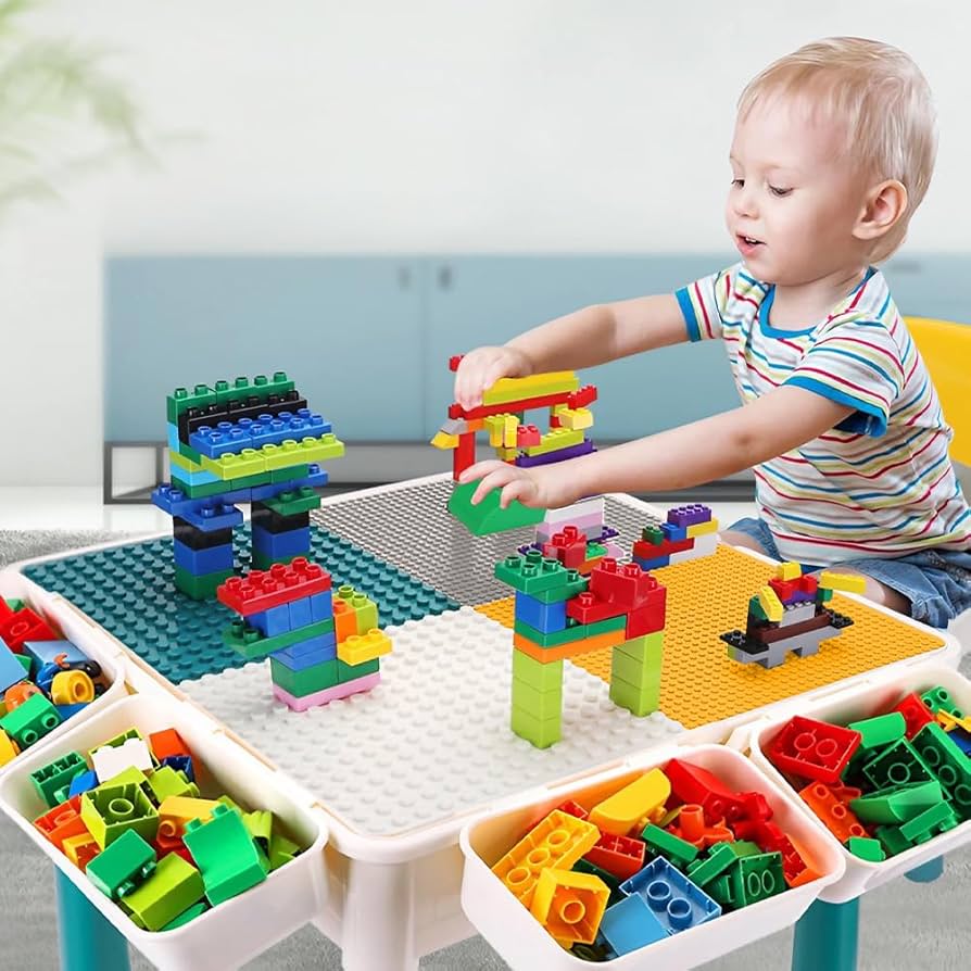 Amazon.co.jp: seathestars ブロックプレイ 子ども テーブル