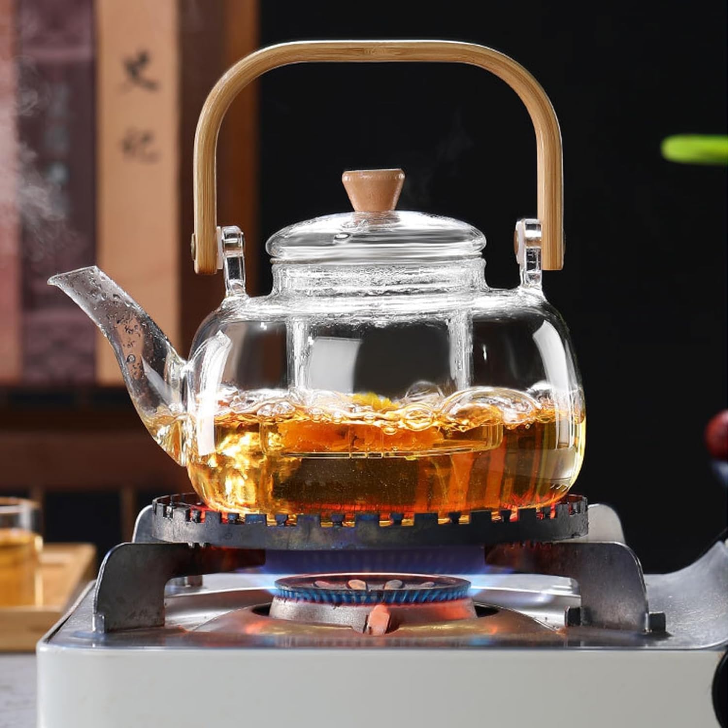 Glass Teapot with Infuser - 1 Liter -2