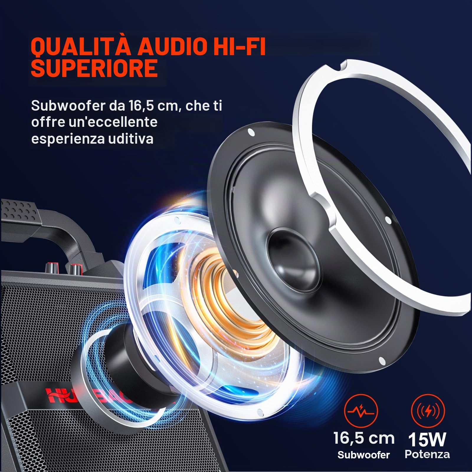 Macchina per karaoke, altoparlante portatile Bluetooth con microfono senza fili per adulti e bambini, sistema PA con telecomando supporta TF Card/USB/FM/AUX per feste in casa, all'interno e all'aperto