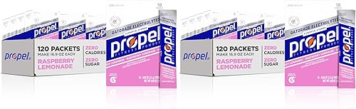 Miniatura 20 de Propel Immune Support - Sobres de polvo de mezcla de bebida agua con electrolitos mejorada, frambuesa-naranja, 100% del valor diario de vitamina C