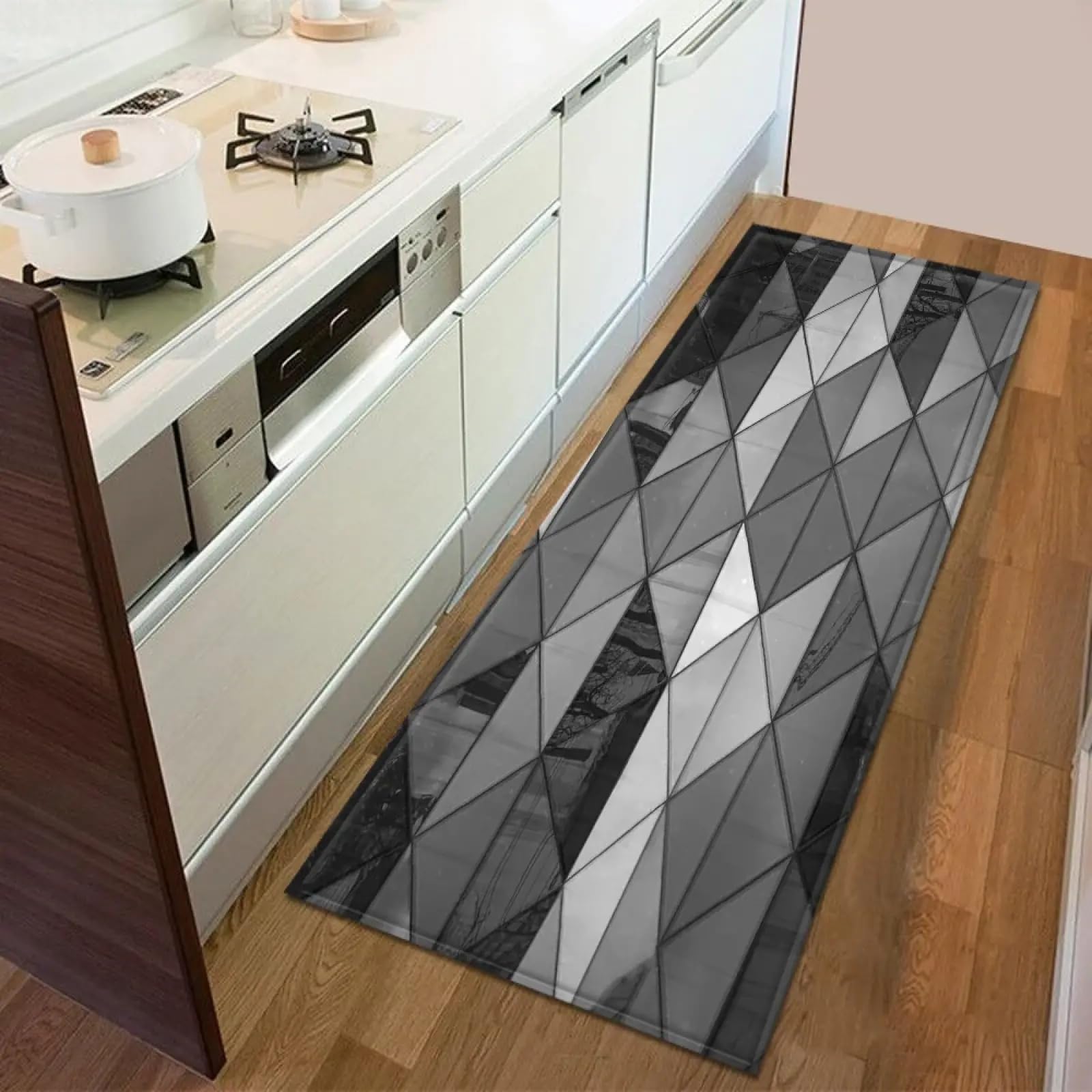 Felpudo de entrada moderno de 80x230cm para dar vida y estilo a tu pasillo largo