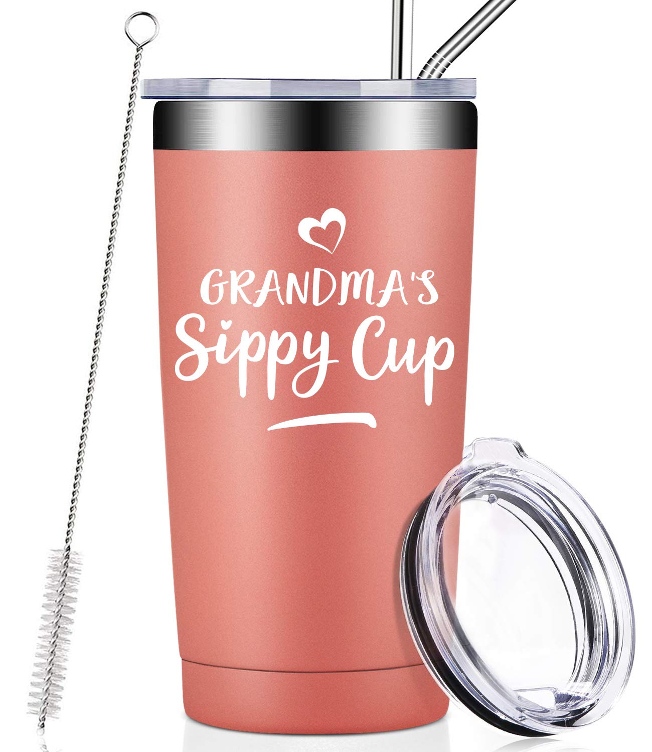Grandma Gifts from Granddaughter Grandchildren, Funny Mothers Day Christmas Best Grandmother Birthday Present from Grandson Grandkids for Best New Nana Granny Mom Tumbler Cup