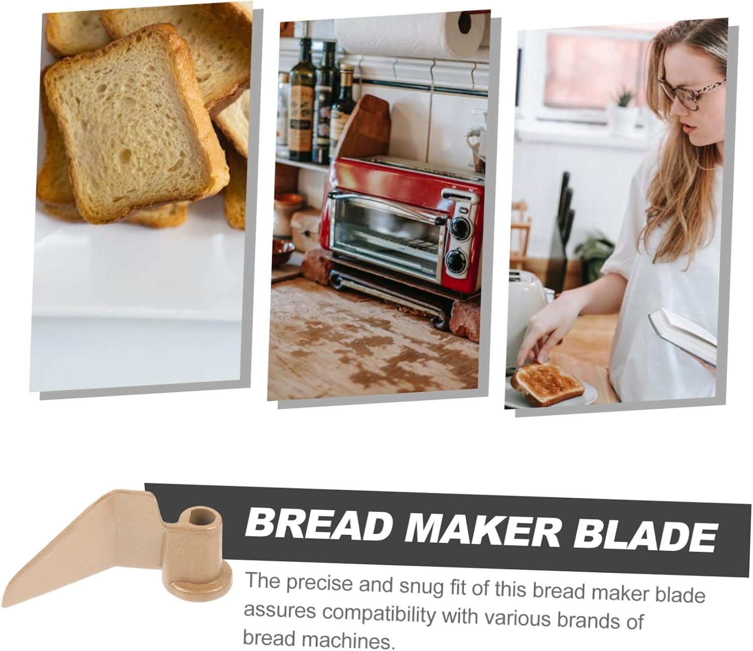 Bread Maker Accessories Bread Maker Food-safe Coating Universal Effortless Installati