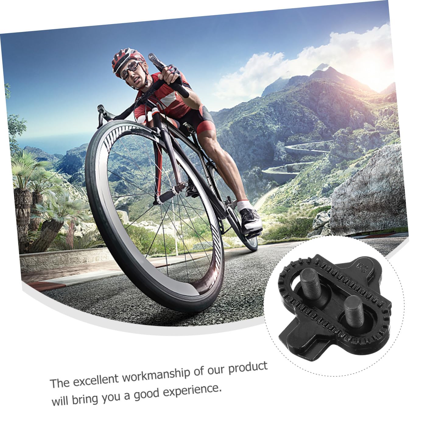 SUPVOX 1 Paio Di Tacchetti Per Biciclette Pedale Tacchetto Pedali Mtb Ciclismo Biciclette Tacchetto Per Rilascio Multidirezionale Tacchetto Piastra Paramotore Mountain
