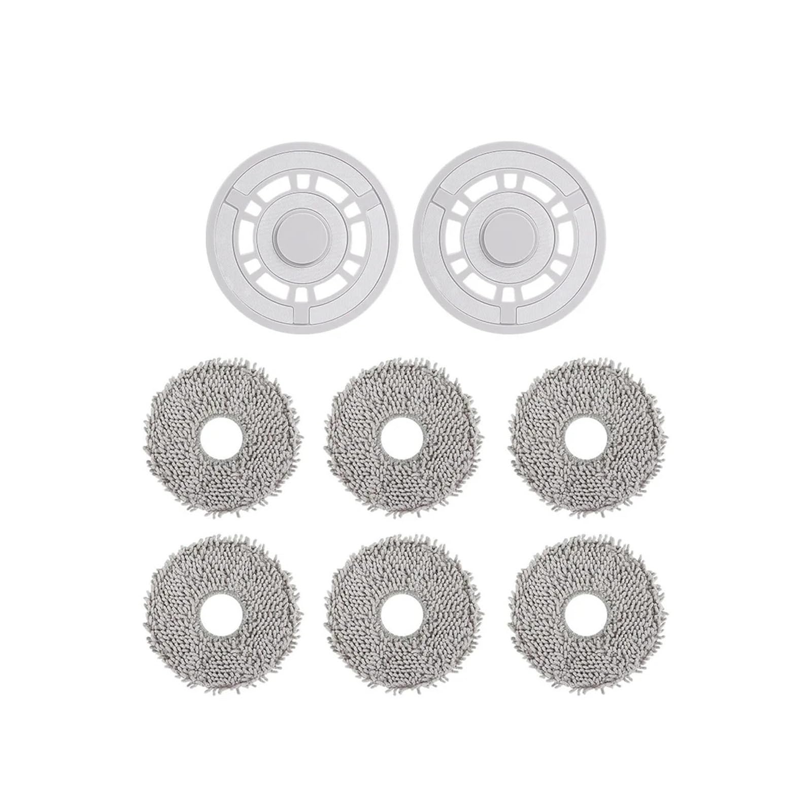 VIXWDRUTY Compatible For Xiaomi，Compatible For Omni，Compatible For Dreame，L10s Ultra S10 S10 ProX10 B101CN Mop Cloth Robot Vacuum Pads Holder Accessories(8PCS)