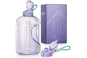 Premium 128oz Water Bottle with Straw