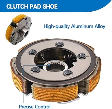 Tuntrol Wet Clutch Kits Assembly with Belt 25300-F39-0000 Fit for Hisun ATV UTV 500 700, Bennche Bighorn, Massimo, Menards YardSport, Axis, Qlink, Coleman, PP0500