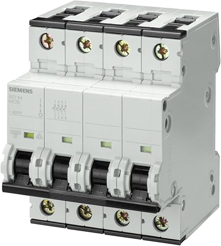 Siemens - Interruptor automático 70 accesoriable 10ka curva-a 4 polos 6a