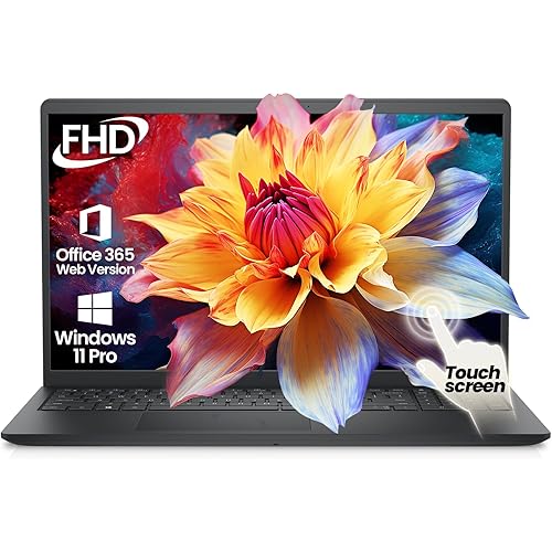 Dell Inspiron 15 3530 Touchscreen Laptop, Intel 10-Core i5-1334U (Beat i7-1250U) 15.6" FHD IPS Anti-Glare Display Business Laptop, 20GB RAM & 512GB SSD, Lifetime Windows 11 Pro with AI Copilot