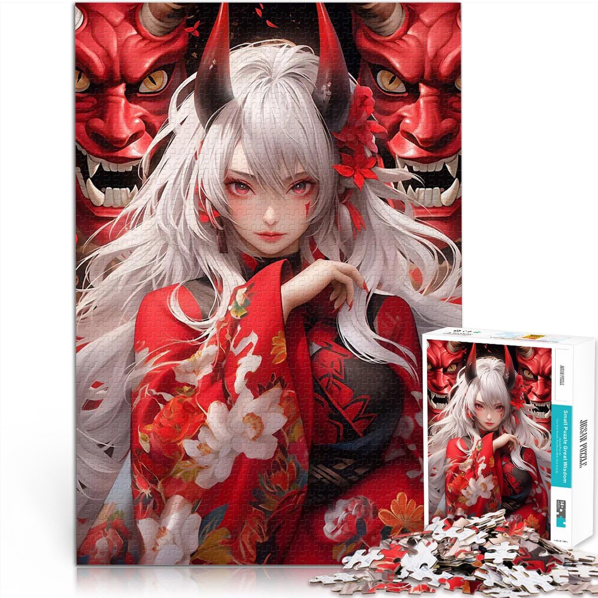 1000 Piece Puzzle For teenagers Samurai Elf Anspruchsvolles Spiel und Familienspaß Tolles Geschenk für Spiele75x50cm — image 1