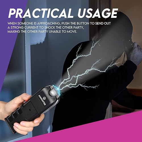 Miniatura 6 de AIMHUNTER Mini Stun Gun Pen Safety Protection Easy to Hide Outdoor USB Rechargeable with LED Flashlight Safety Electric Shock
