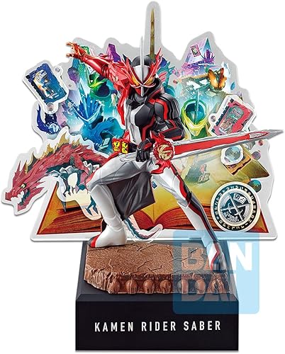 Miniatura 1 de Figura Ichibansho – Kamen Rider Saber – Kamen Rider Saber (No.02 Feat.Legend Kamen Rider), estatua coleccionable de Bandai Spirits
