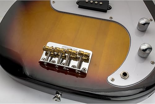 Miniatura 6 de Wilkinson WBBC Vintage - Sillines de latón para Fender Jazz Precision Bass, cromo