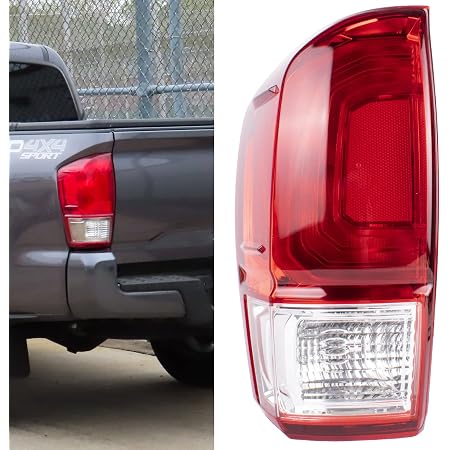 Left Driver Side Tail Light Assembly For 2010-2013 Toyota 4Runner Limited & SR5 - DOT/SAE Certified