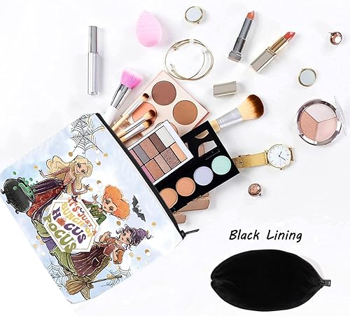 Miniatura 3 de LEVLO Bolsa de cosméticos Sanderson Sister para regalar a los fans de Winifred & Sarah & Mary It's Just a Bunch Of Hocus Makeup Zipper Bag Bag