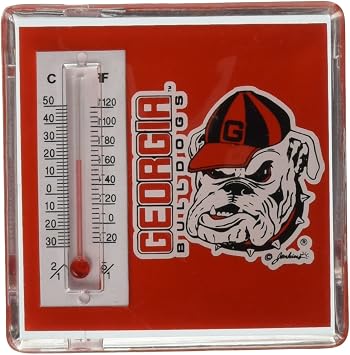 NCAA Georgia Bulldogs Magnetic Lucite Thermometer