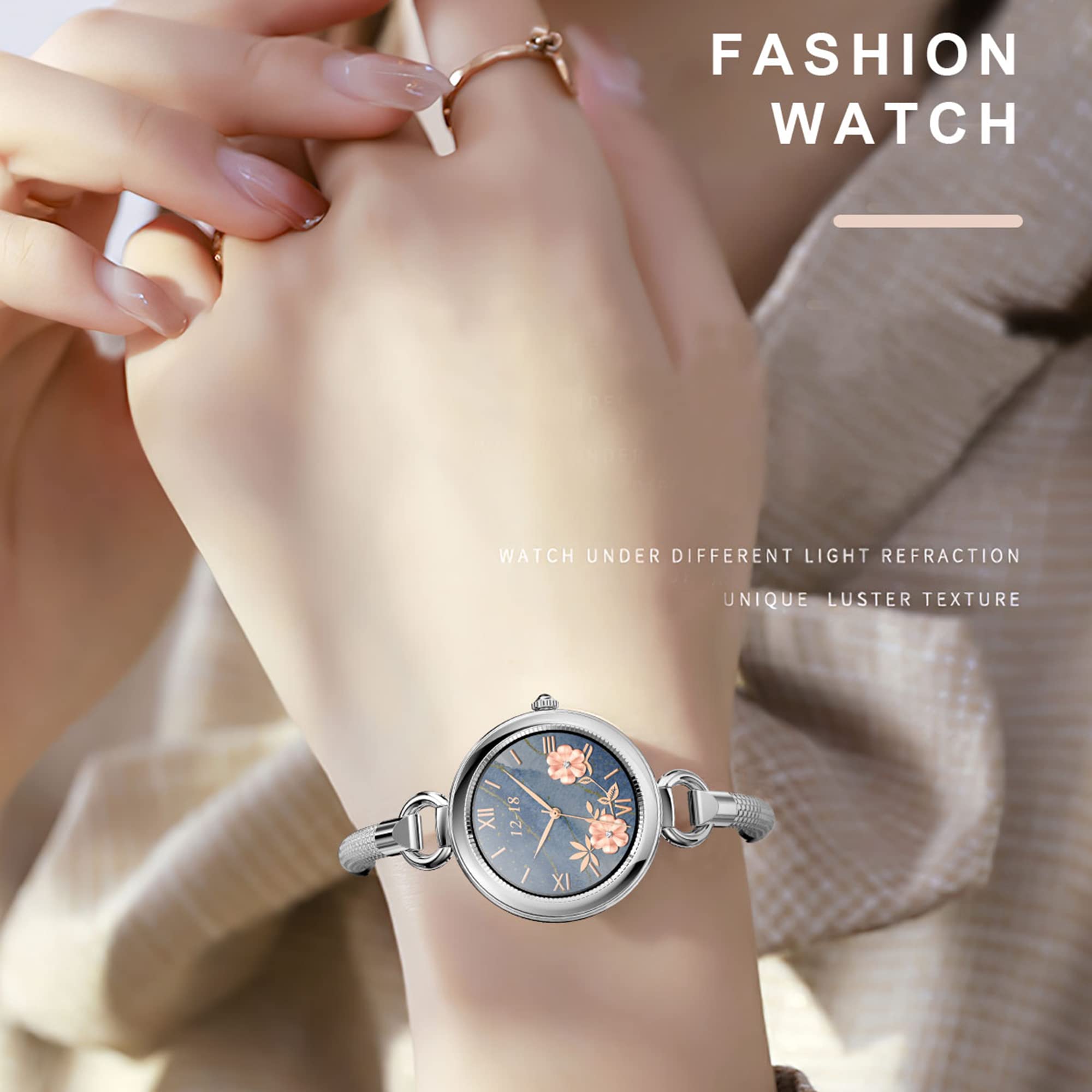 klatre Smartwatch voor heren, 2023 Smartwatch KS1-N, 1,69 HD, 5ATM waterdicht, fitnesshorloge